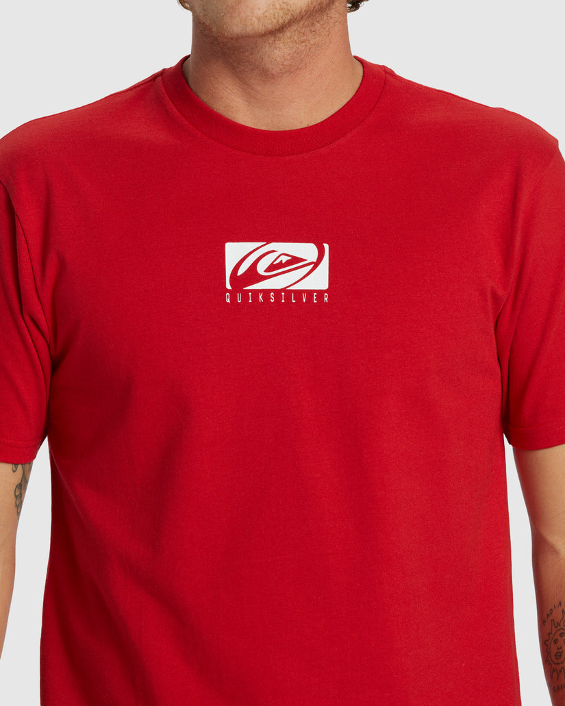 Mens Cropped Oversized Short Sleeve T-Shirt