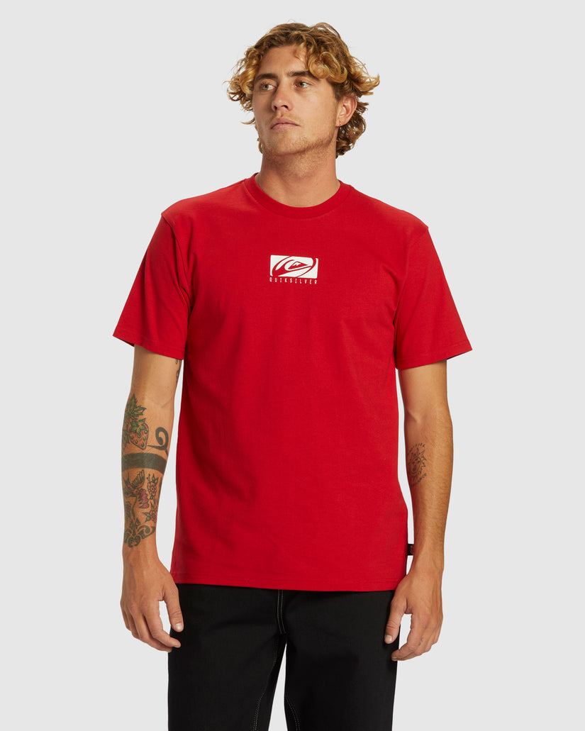Mens Cropped Oversized Short Sleeve T-Shirt