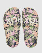 Girls 8-16 Slippy Printed Slides