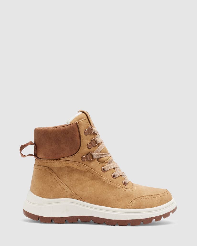 Womens Karmel Lace-Up Boots