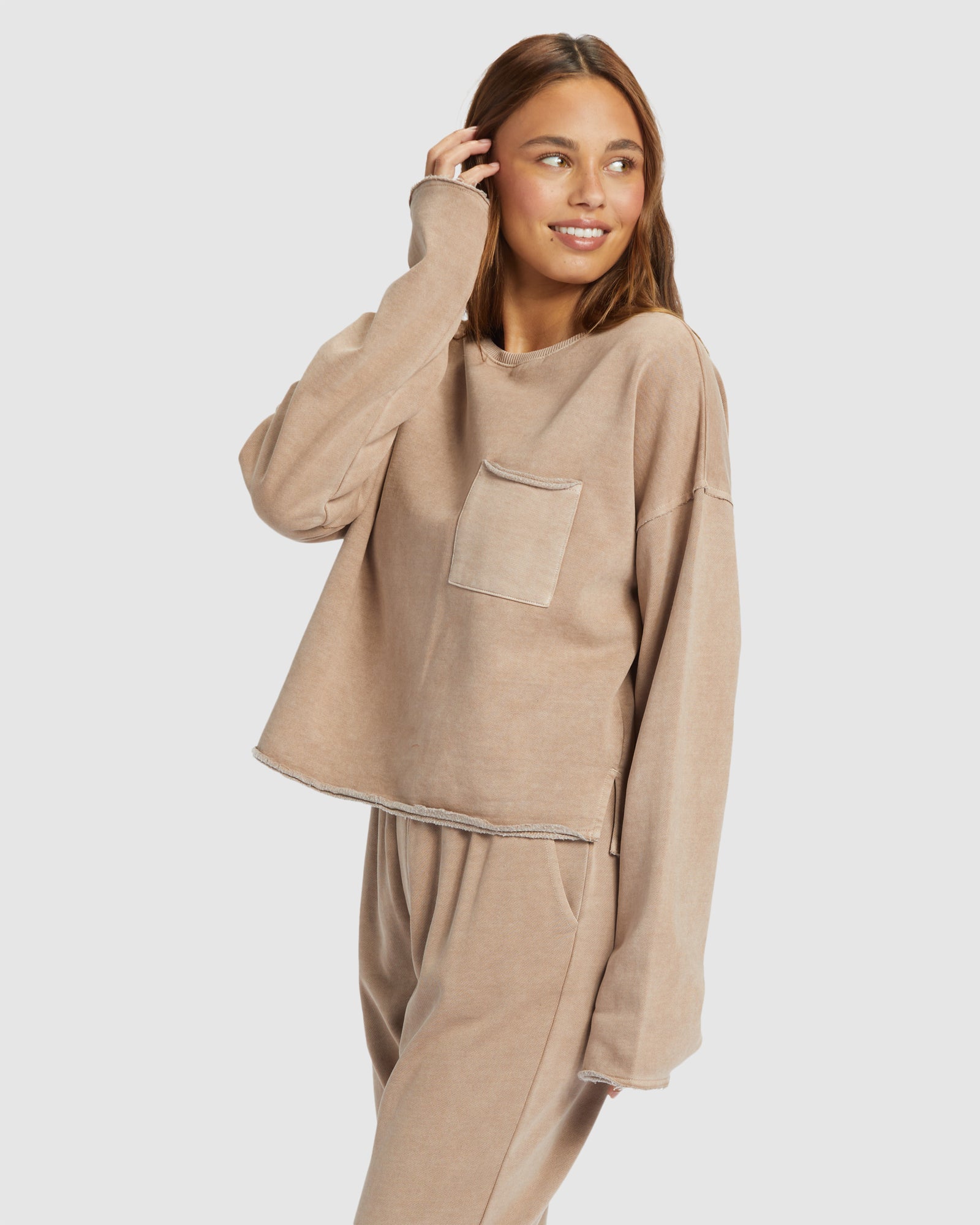 Womens Doheny Pocket Pullover Sweatshirt