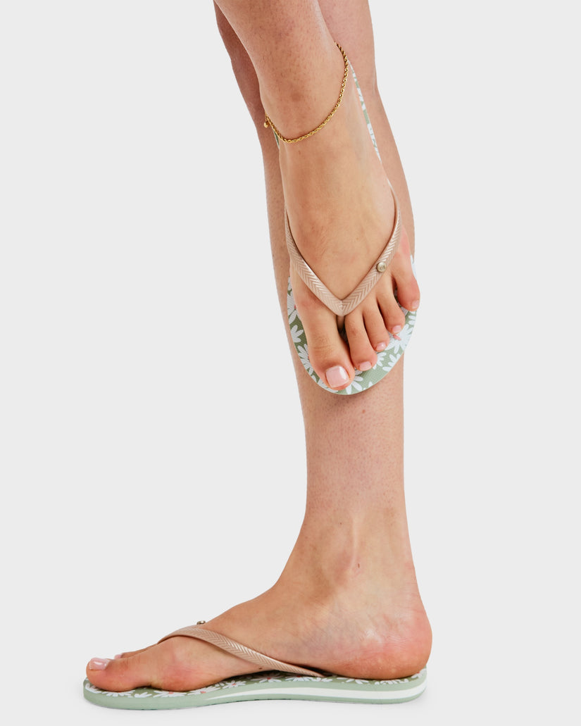 Womens Bermuda Print Thongs