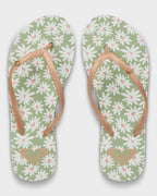 Womens Bermuda Print Thongs