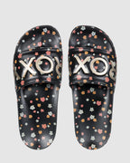 Womens Slippy Printed Slides