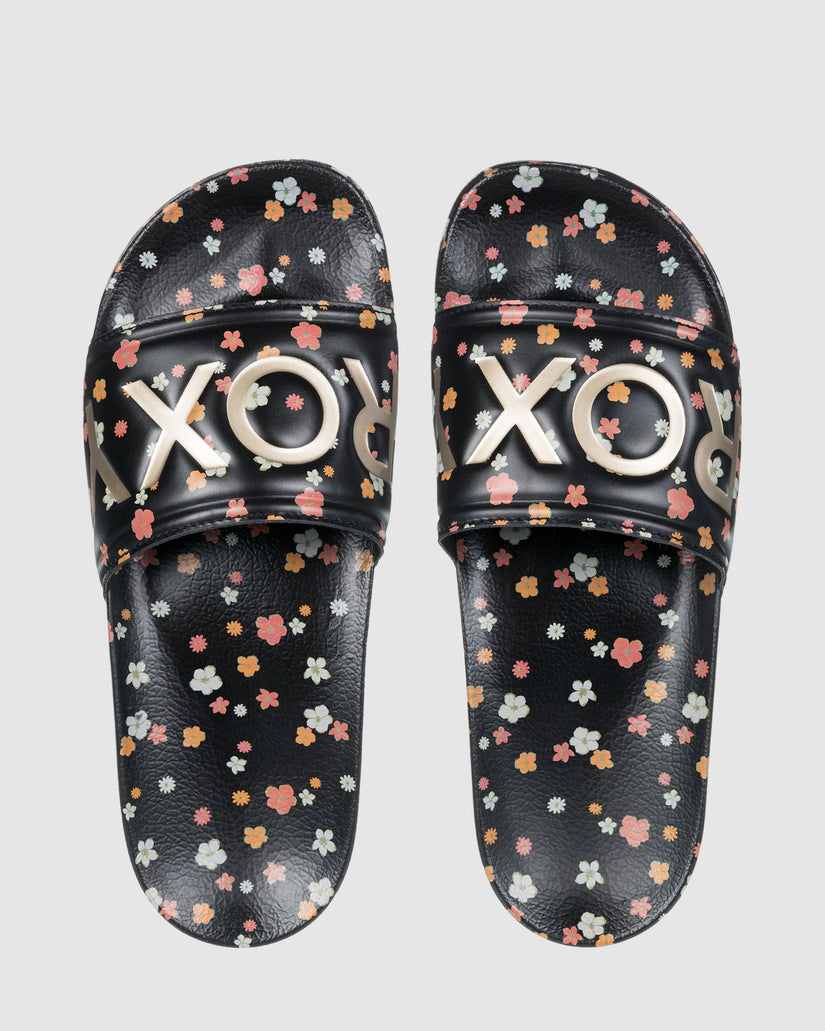 Womens Slippy Printed Slides