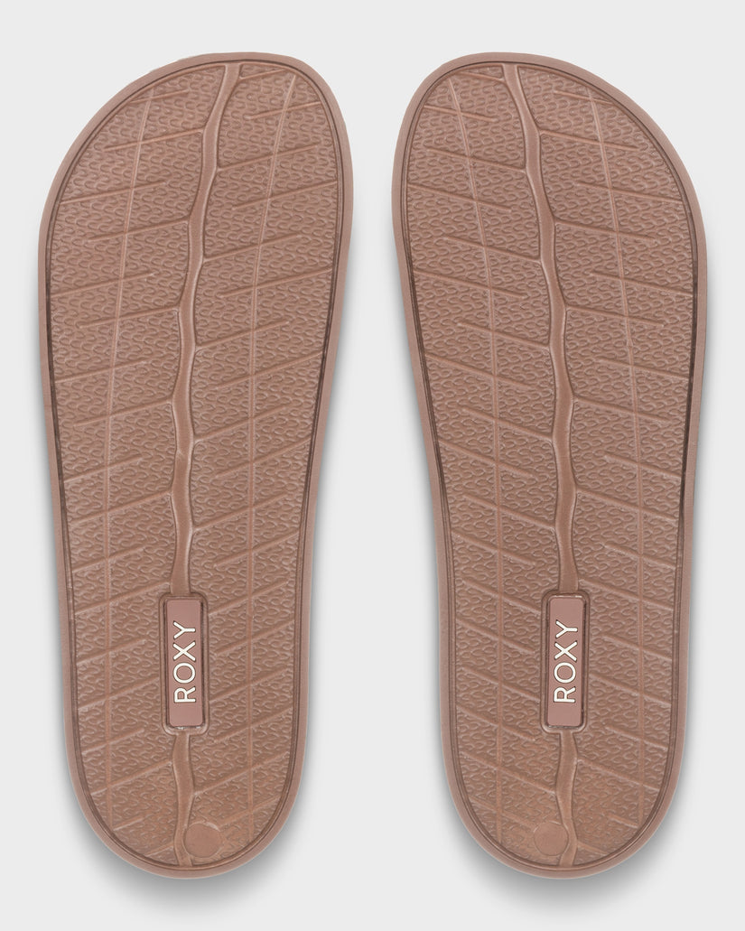 Womens Slippy Knit Slides