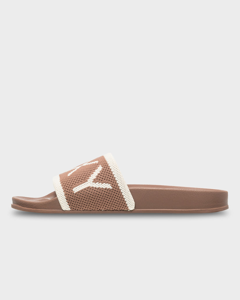 Womens Slippy Knit Slides