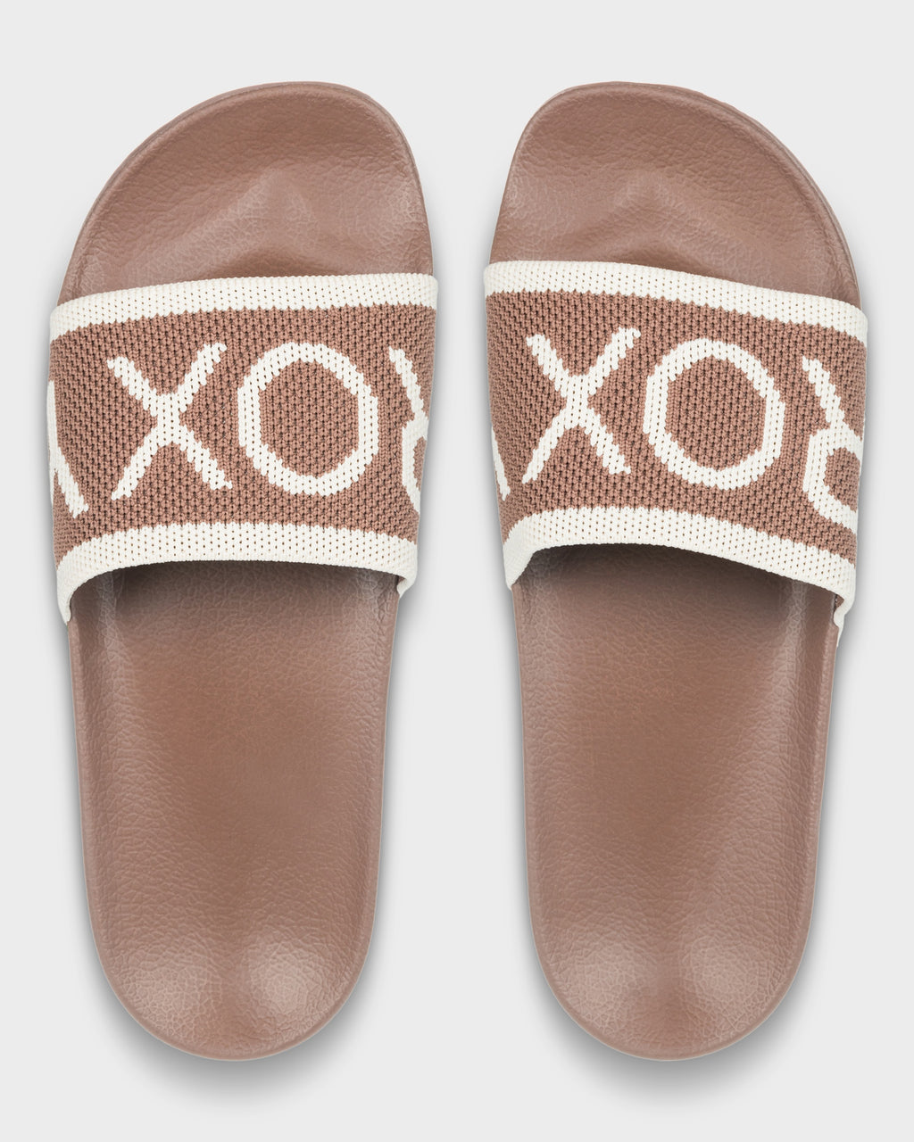 Womens Slippy Knit Slides