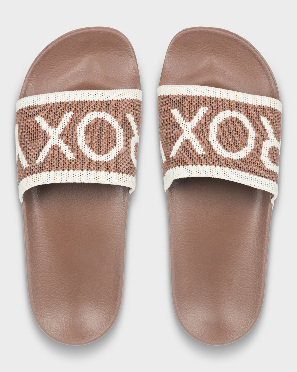 Womens Slippy Knit Slides