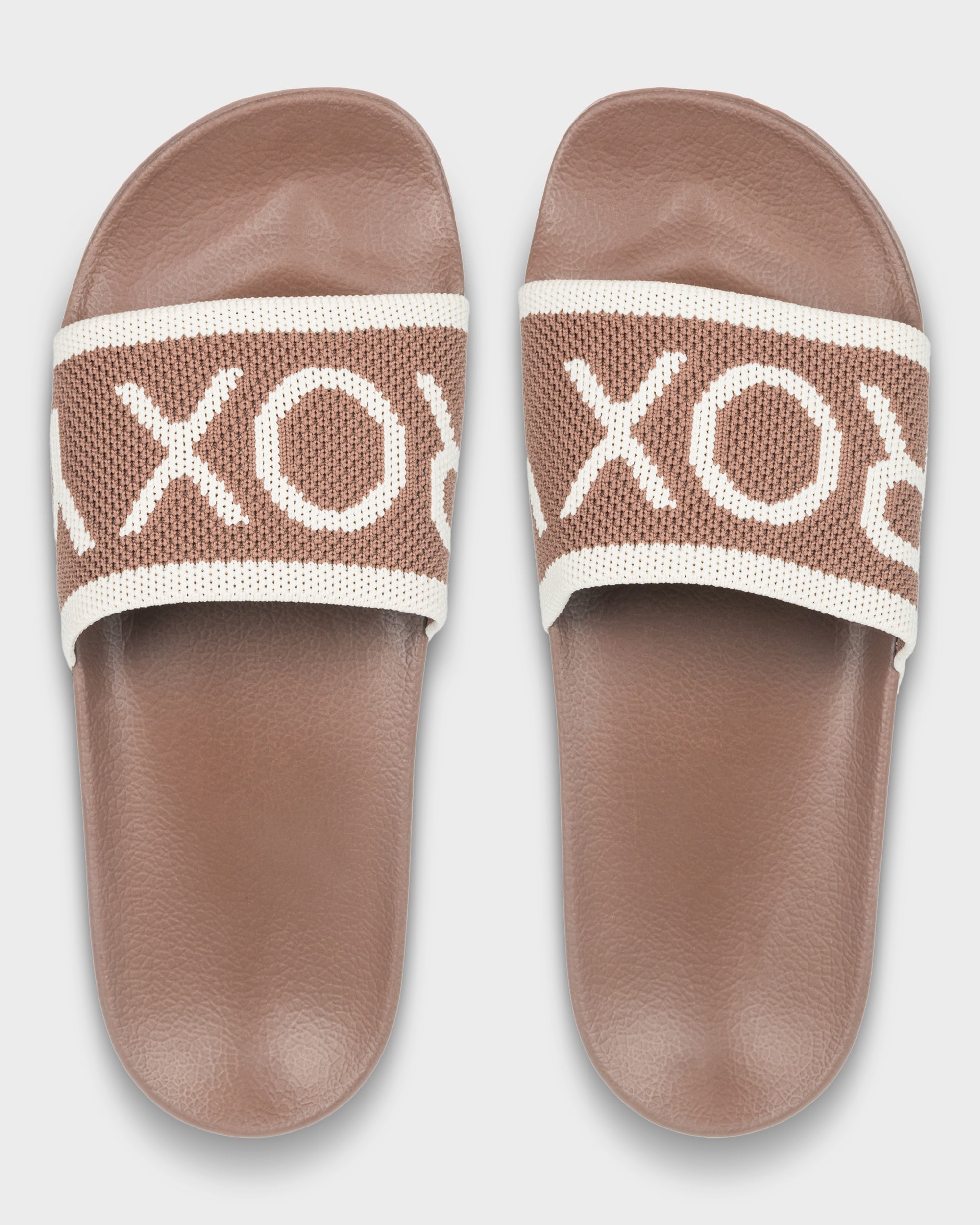 Womens Slippy Knit Slides