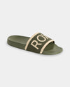 Womens Slippy Knit Slides