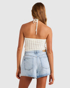 Womens Venice Cropped Strap Tank Top