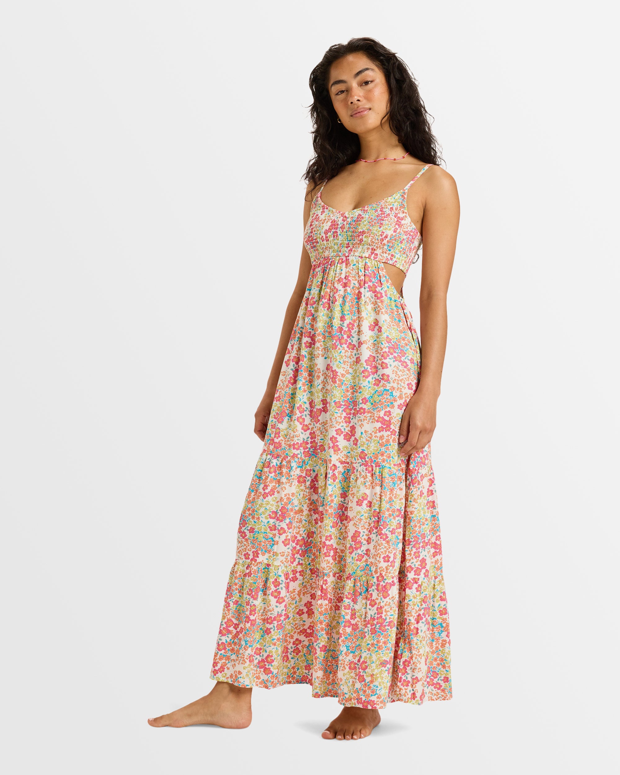Womens Hot Tropics Maxi Printed Dress Australia
