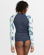 Womens Long Sleeve Printed Rashguard L/Sl Surf Tee