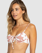 Womens Printed Beach Classics Underwire Bikini Top