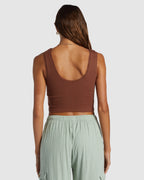 Womens Roxy Vintage Cropped Vest Top