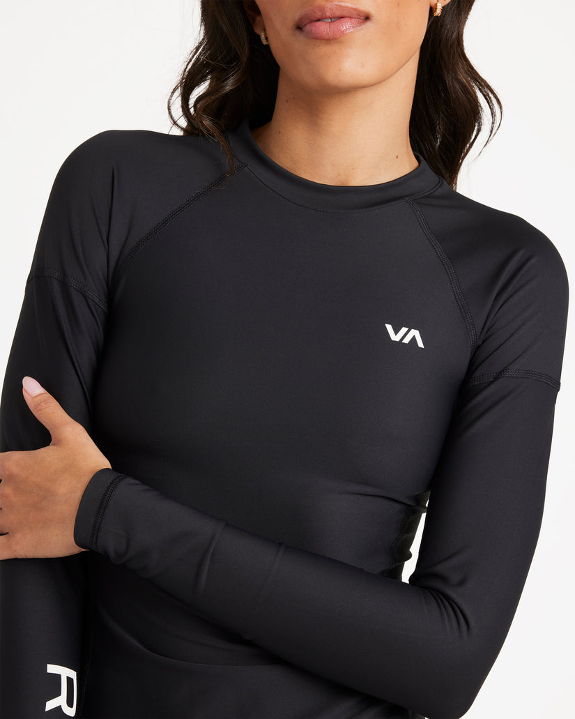 Womens Compression Long Sleeve Rash Vest