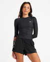 Womens Compression Long Sleeve Rash Vest