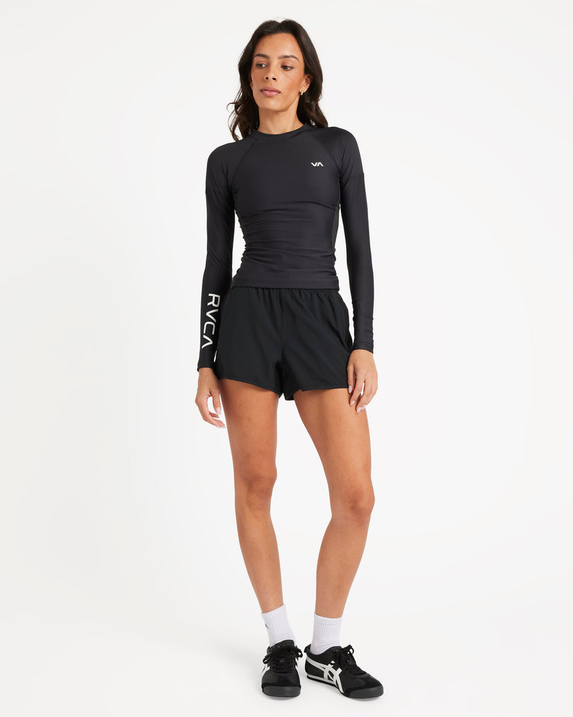 Womens Compression Long Sleeve Rash Vest