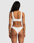 Womens Palm Grooves Bralette Bikini Top