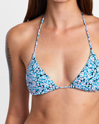 Womens Sprinkles Halter Triangle Bikini Top