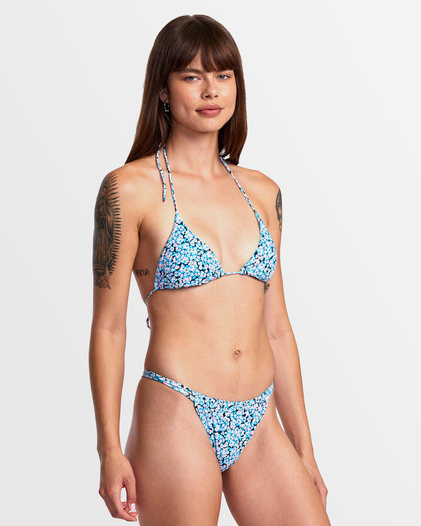 Womens Sprinkles Halter Triangle Bikini Top