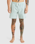 Mens Barnes 17" Elastic Swim Shorts