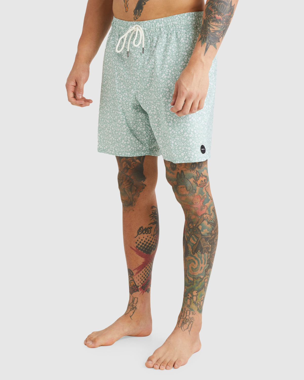 Mens Barnes 17" Elastic Swim Shorts