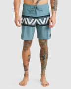 Mens Oblow Tiki Banded  18" Boardshorts