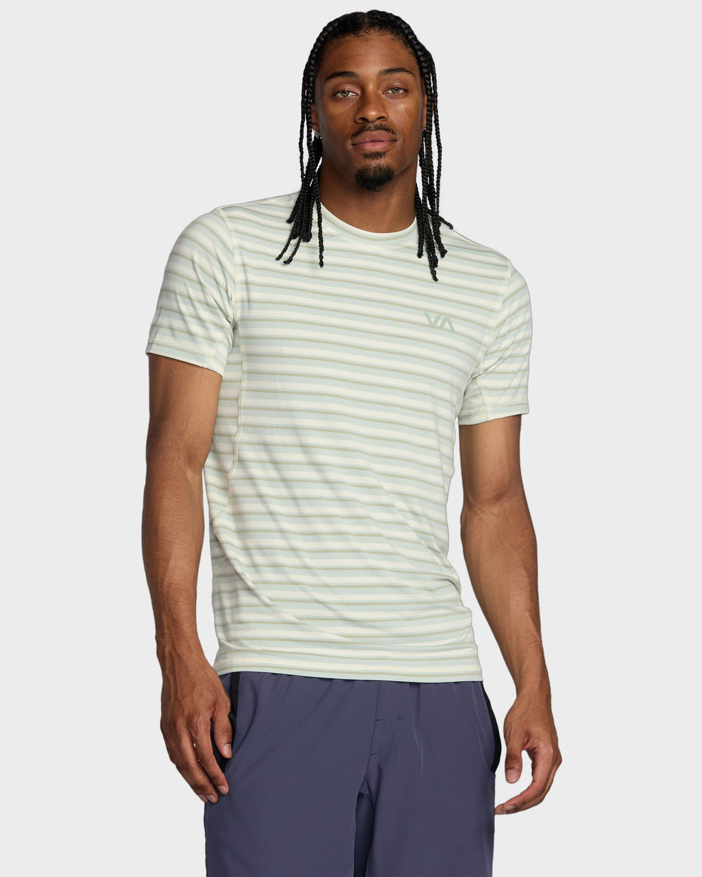 Mens Sport Vent Stripe T-Shirt