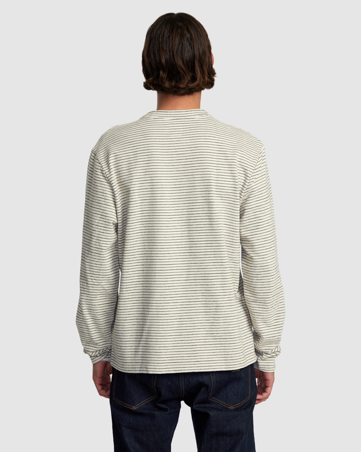 Mens Vacancy Crew Long Sleeve T-Shirt