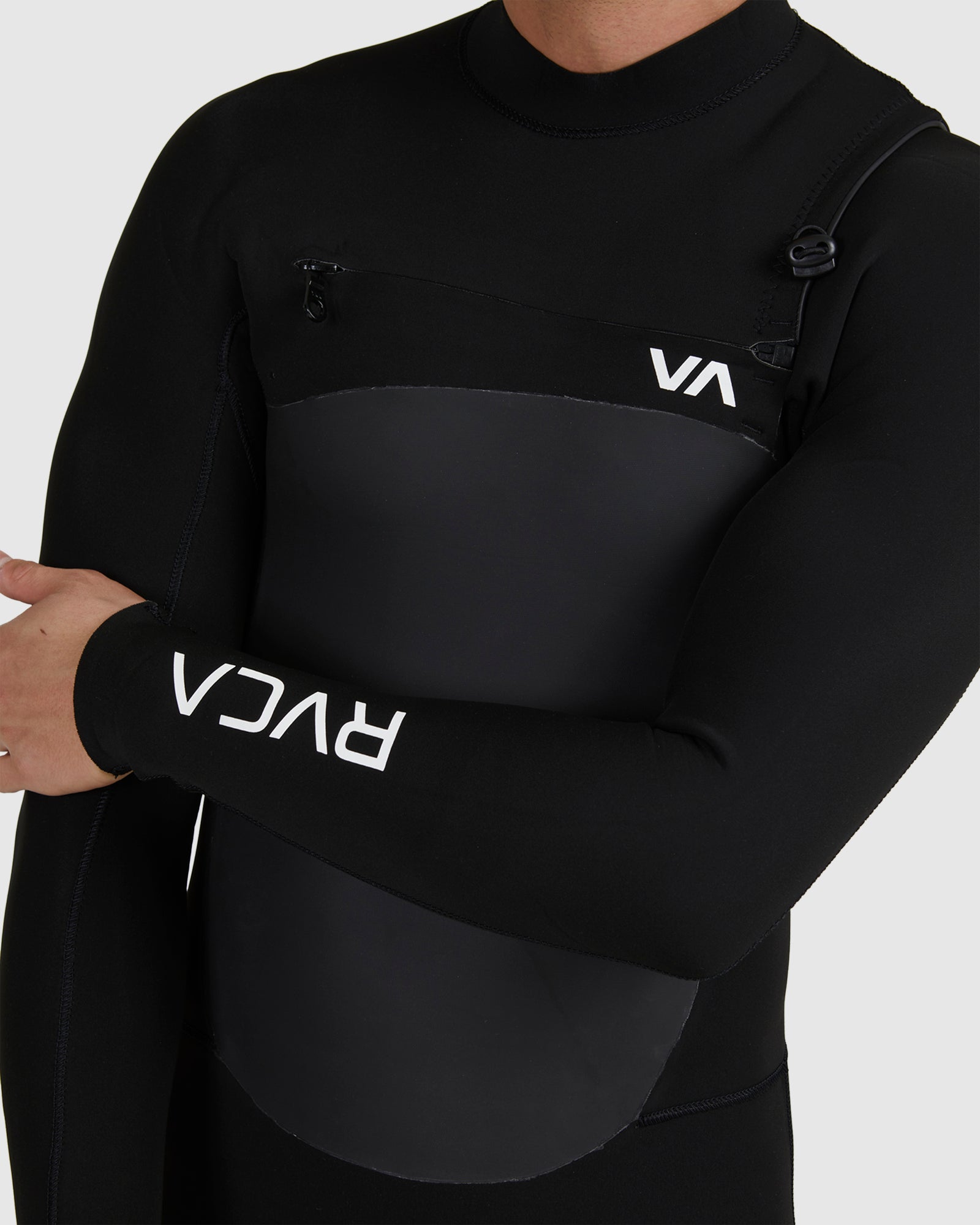 【M】RVCA 3/2 BALANCE CHEST ZIP FULLSUIT Buy Mens 3/2mm Balance Chest Zip Fullsuit by RVCA | Surf