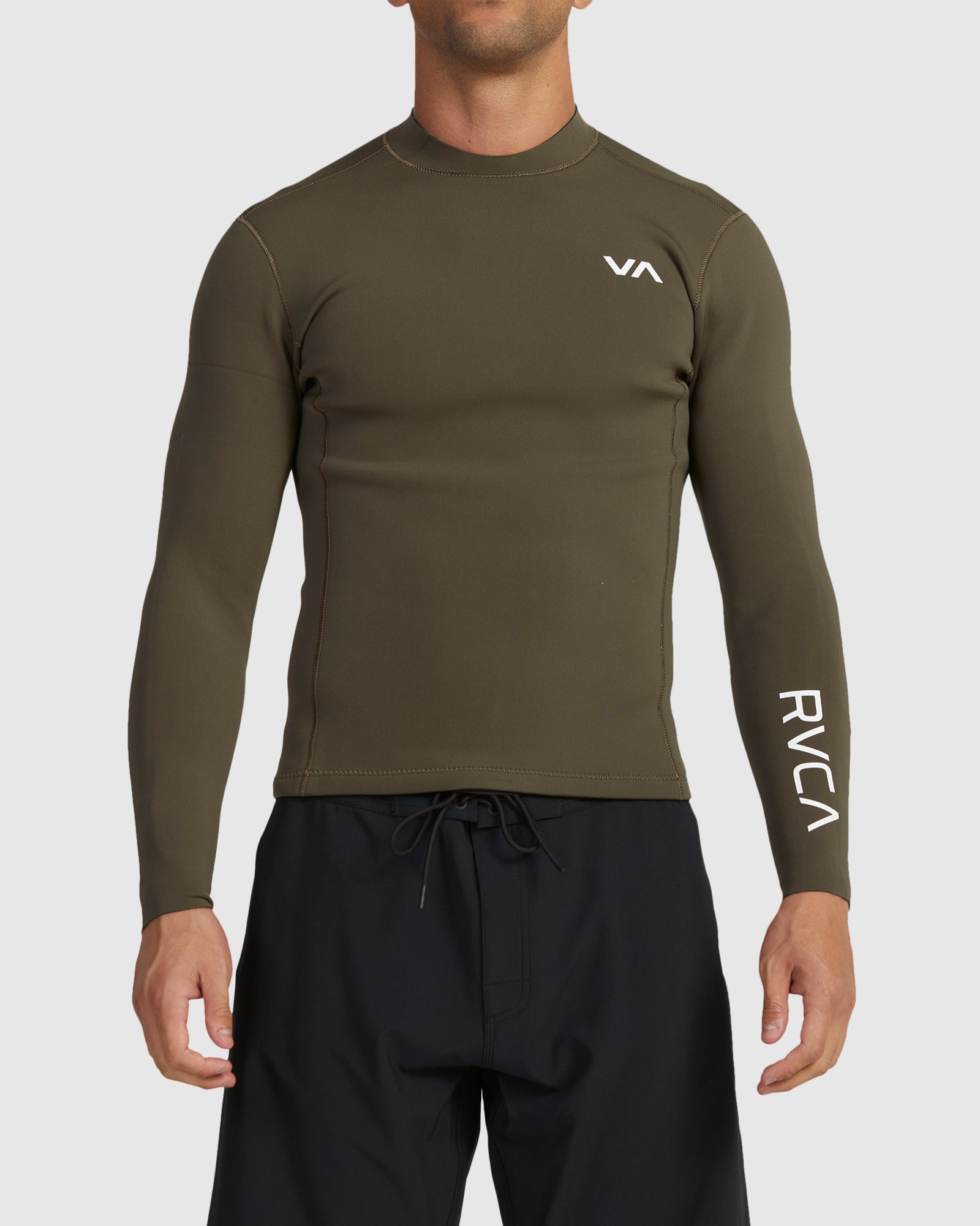 Buy Mens Balance Back Zip Wetsuit Top by RVCA | Surf Dive 'n Ski