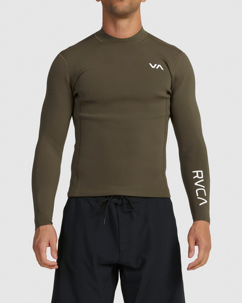 DEVI！！RVCA 2/2 BALANCECHESTZIP SS 2/2mm Balance - Chest Zip Wetsuit for Men | RVCA