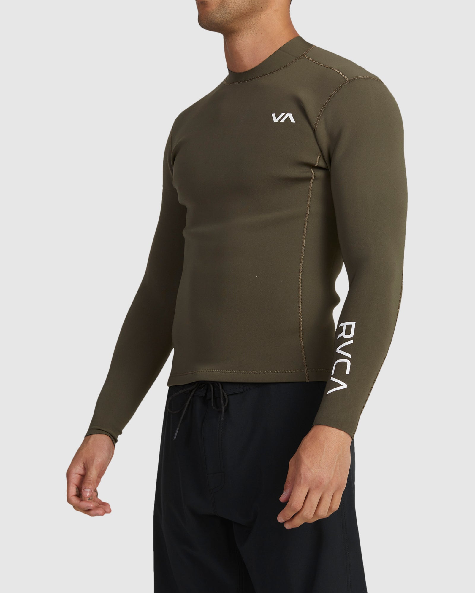 Buy Mens Balance Back Zip Wetsuit Top by RVCA | Surf Dive 'n Ski