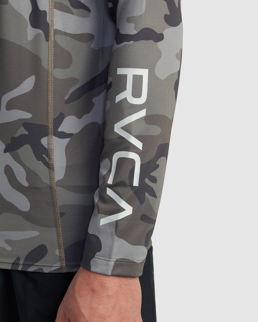 Mens RVCA Long Sleeve Rash Vest