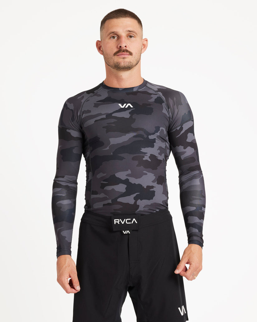 Mens Sport Long Sleeve Rash Vest
