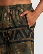 Mens Hawaii Yogger Stretch17" Walkshorts