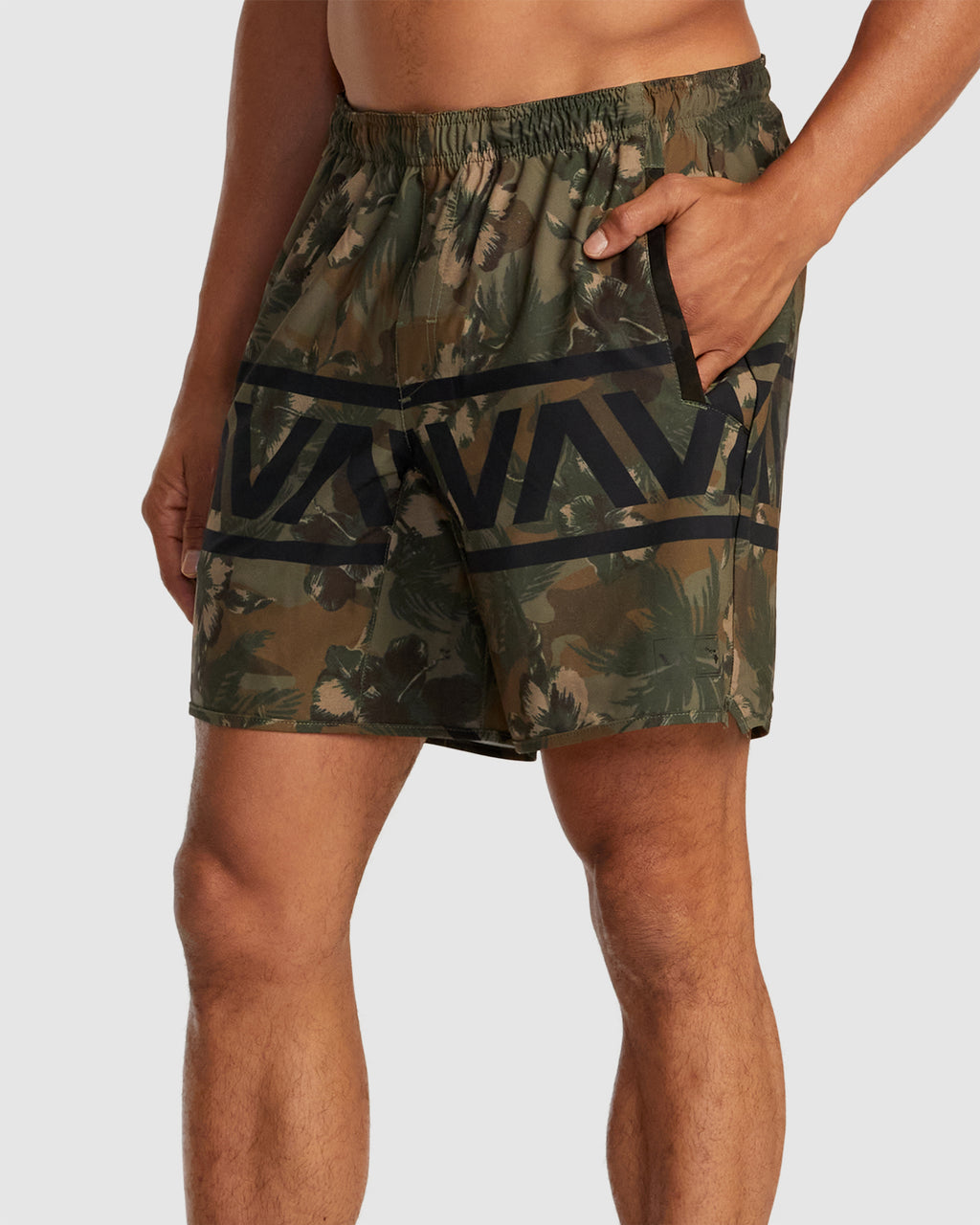 Mens Hawaii Yogger Stretch17" Walkshorts
