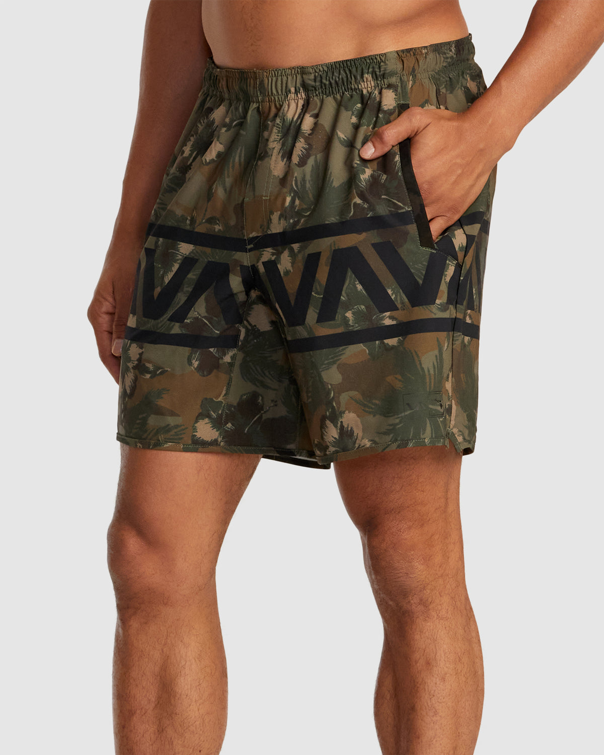 Mens Hawaii Yogger Stretch17" Walkshorts