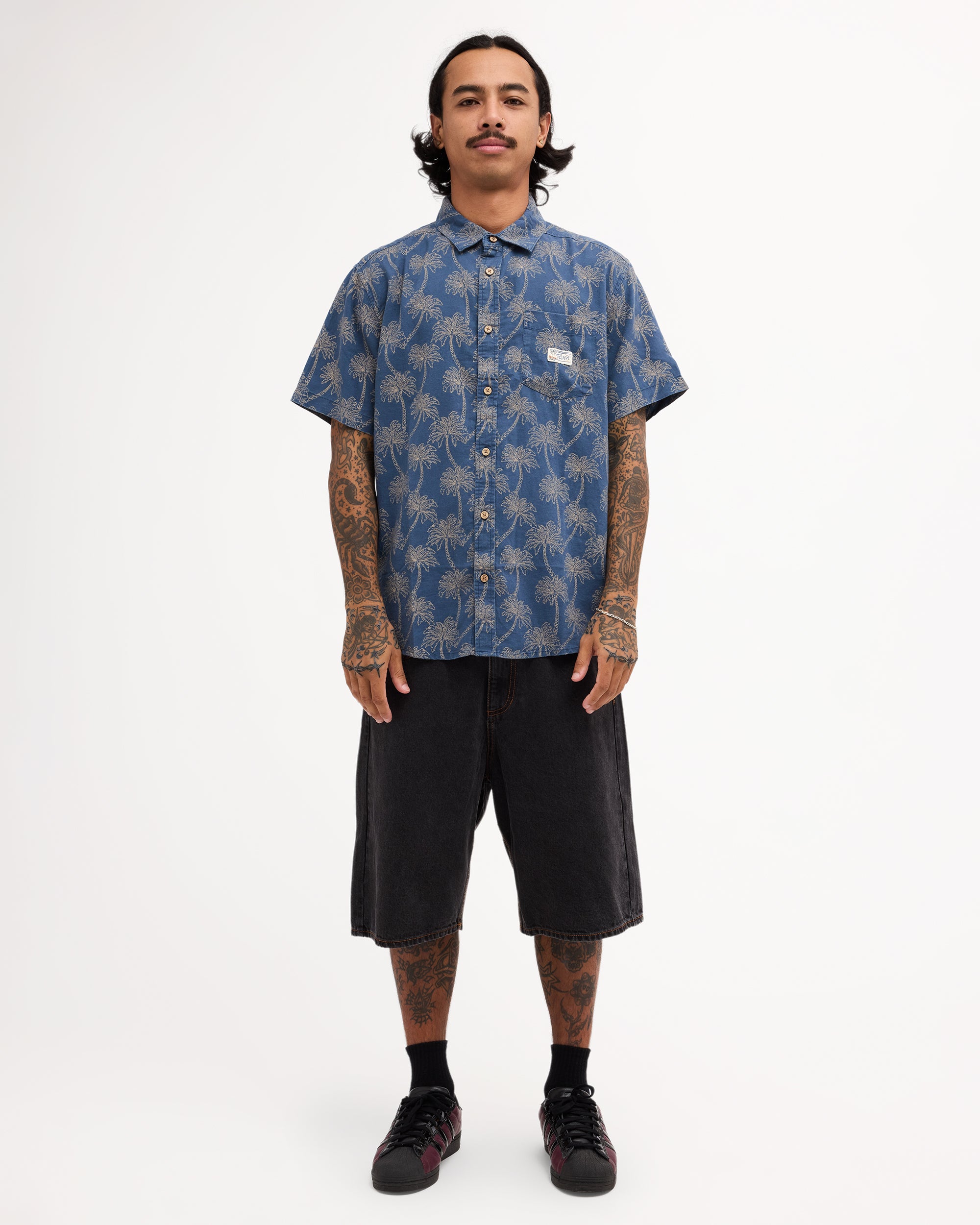 Mens Exotica Shorts Sleeve Shirt