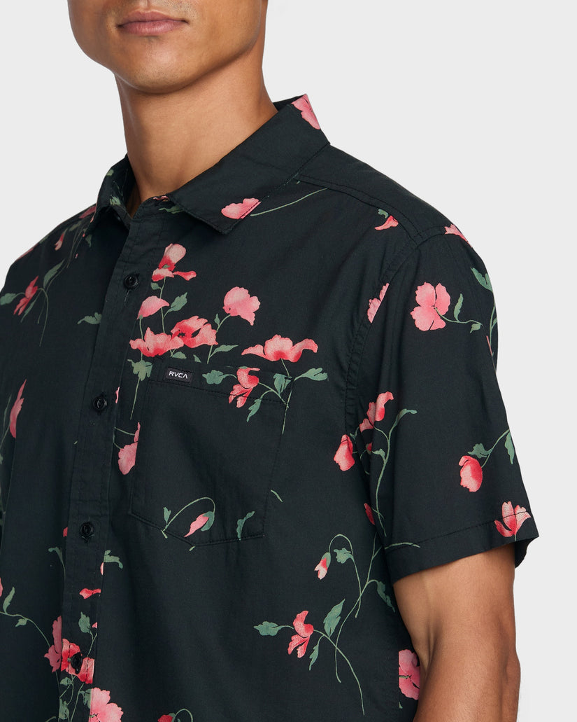 Mens Botanical Short Sleeve Shirt