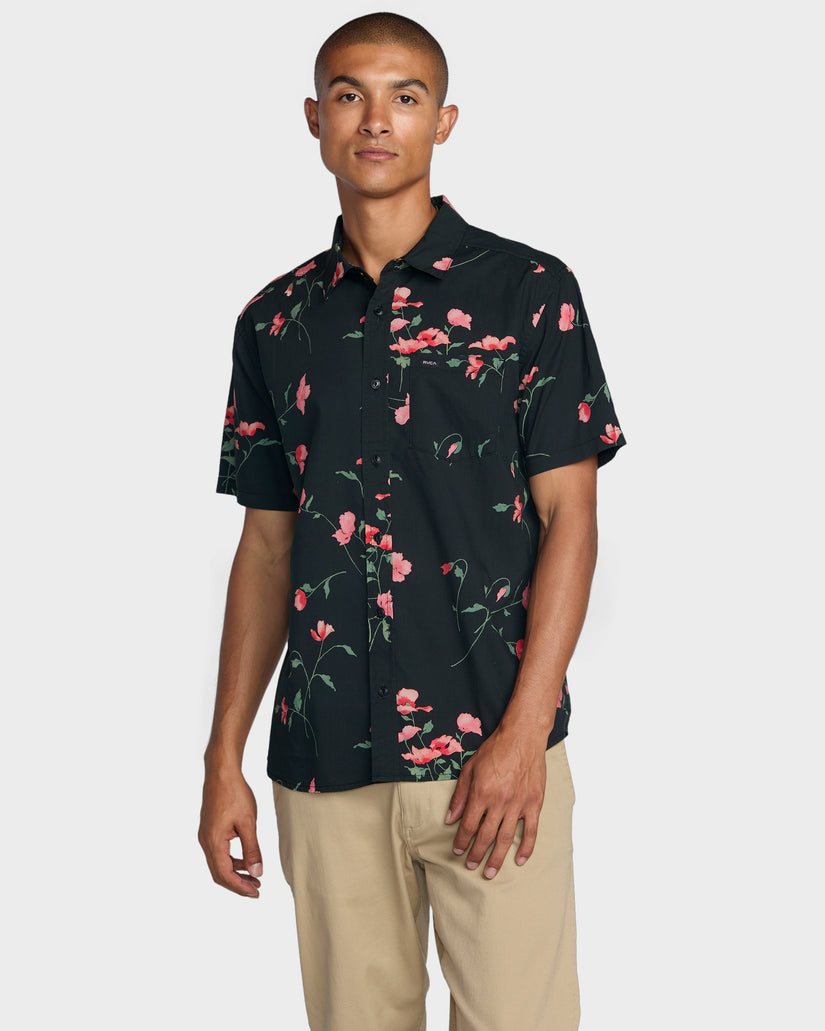 Mens Botanical Short Sleeve Shirt