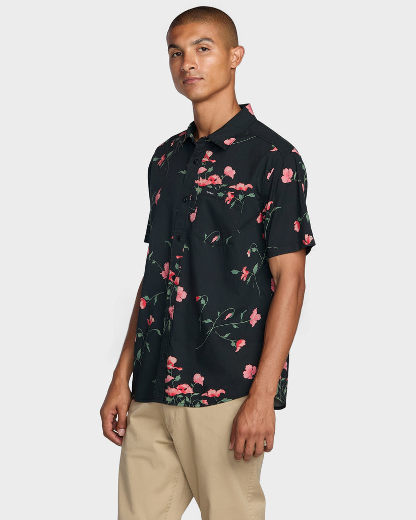 Mens Botanical Short Sleeve Shirt
