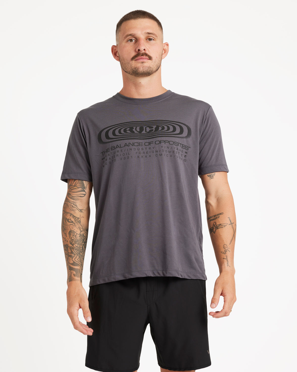 Mens RVCA Ripple T-Shirts