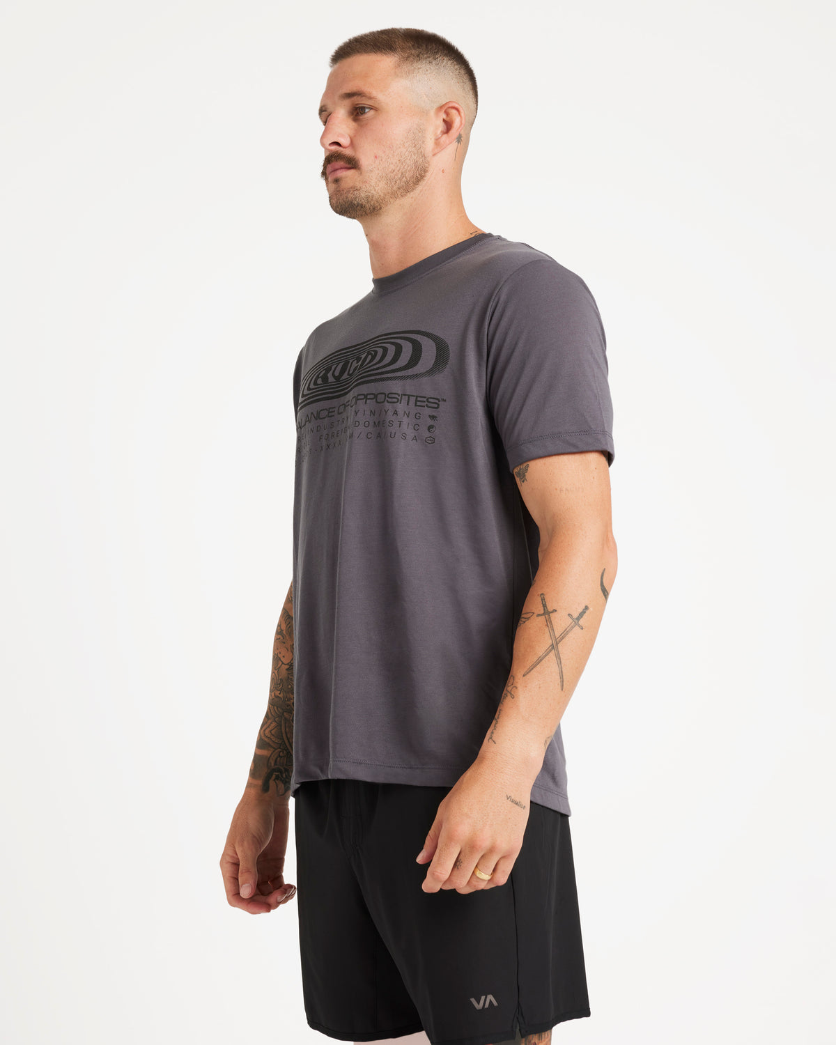 Mens RVCA Ripple T-Shirts