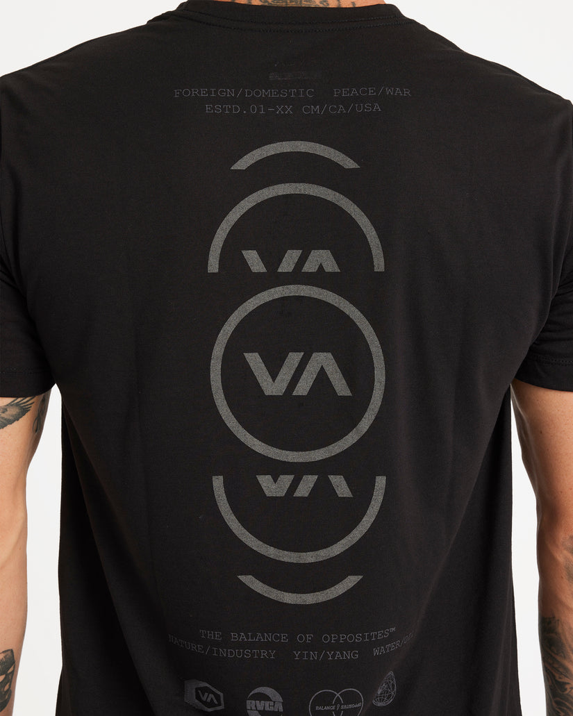 Mens VA Circle Splitter T-Shirt