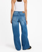 Womens Stoned BF Low Rise Denim Jeans