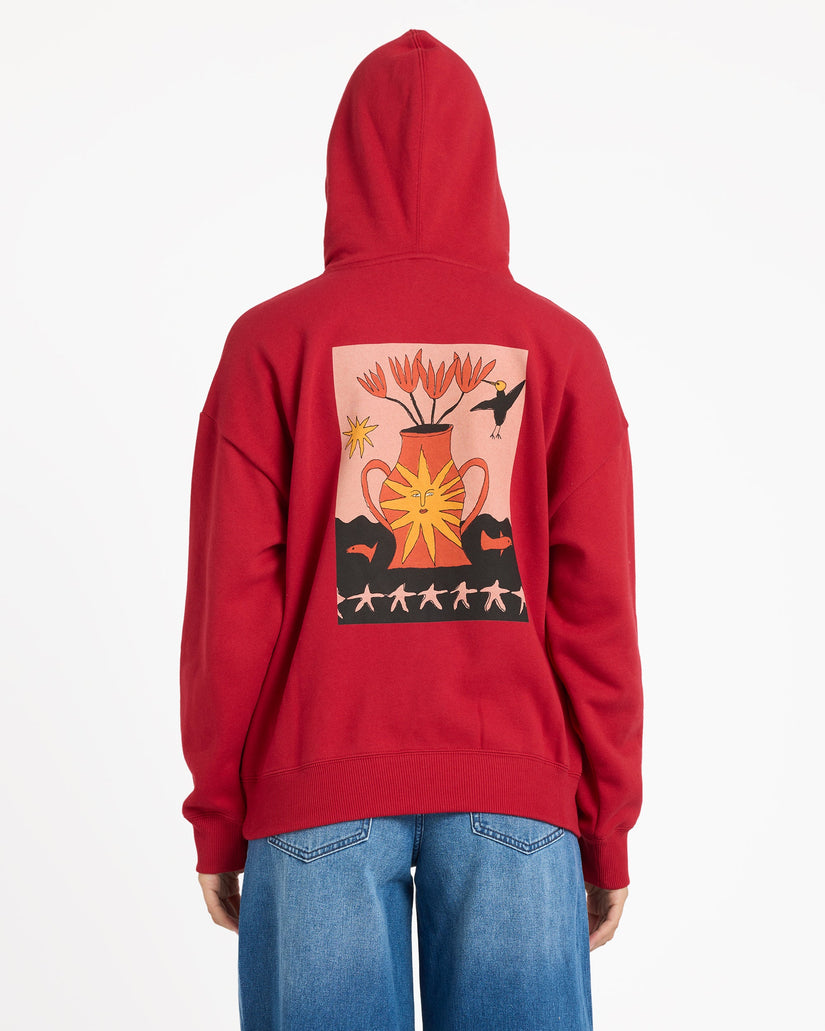 Womens Moove On Pullover Hoodie