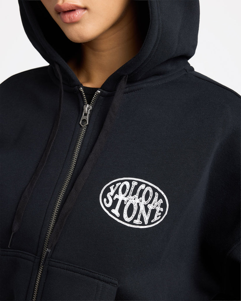 Womens Get Up Zip Up Hoodie